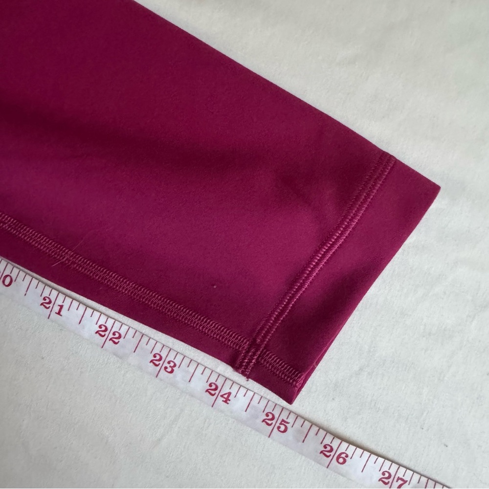 Lululemon Wunder Train Contour Fit High-Rise Tight 25" size 4 Magenta - Picture 5 of 6
